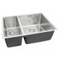 KCH Chiuveta ROMA 34x40x19,5/18x40x19,5cm,mont sub blat